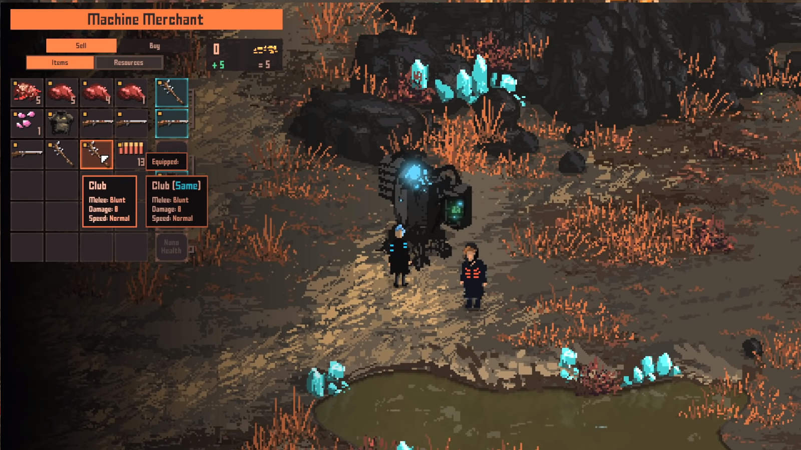 Death Trash Inventory System - Gameplay Screenshot