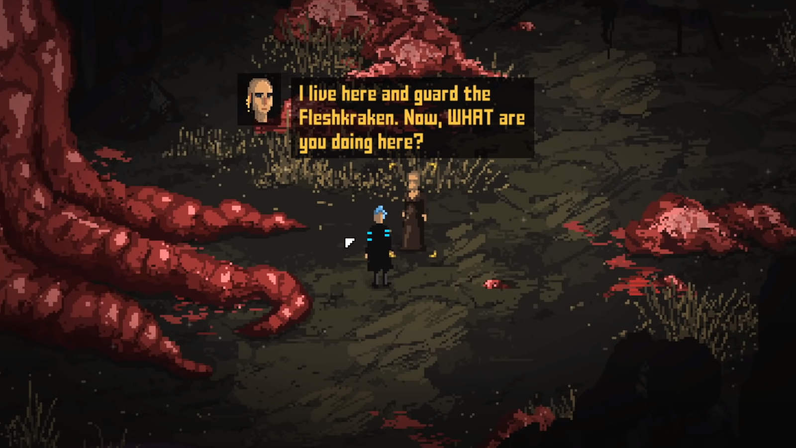 Death Trash NPC Dialogue - Gameplay Screenshot