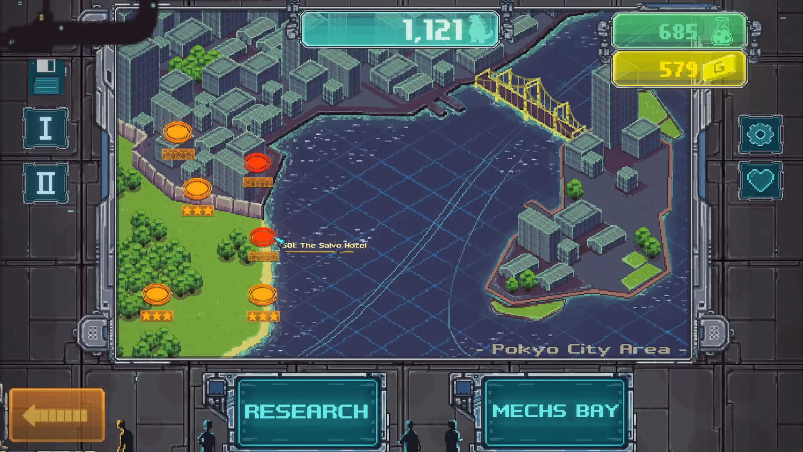 Mechs V Kaijus Map - Gameplay Screenshot